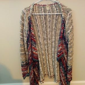 Multi colored BKE gimmicks sweater